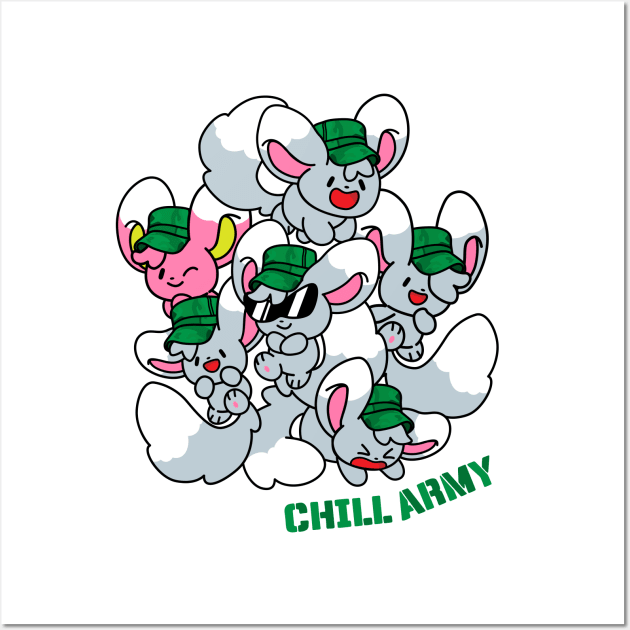 Chill-Army Wall Art by mikitzune